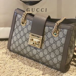 Padlock small GG shoulder bag